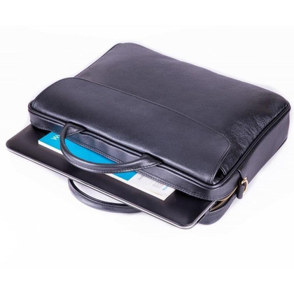 Teczka damska na laptop 15.4 KEMER SOLIER FL16 Czarna - min. zamówienie 20 / 50 / 100 szt.