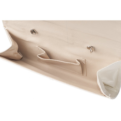 Torebka wizytowa, kopertówka KEMER 785 Beżowa - min. zamówienie 20 / 50 / 100 szt.