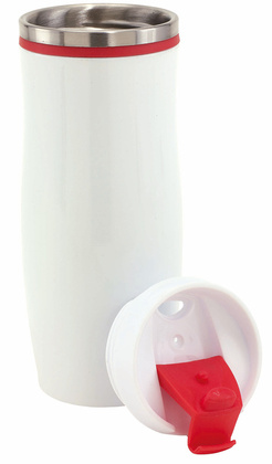 Kubek termiczny CREMA, czerwony