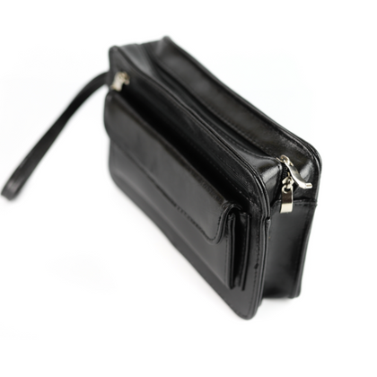 308-Saszetka męska - czarna KEMER