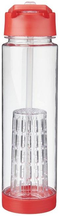 Butelka z koszyczkiem Tutti frutti 10031404 Czerwony