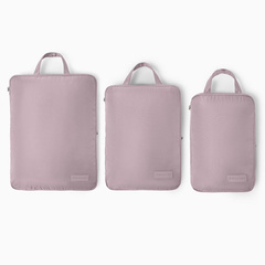 Zestaw kompresyjnych ogranizerów podróżnych PUCCINI ZOK 3A Różowe