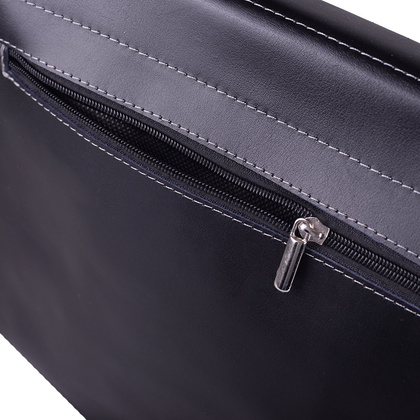 Torba na ramię skórzana KEMER TM 1101A Czarna - min. zamówienie 20 / 50 / 100 szt.