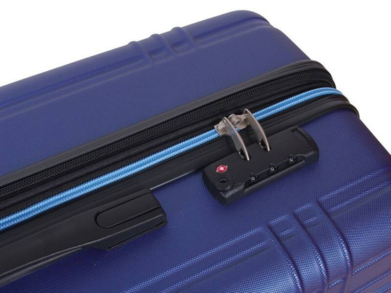 Duża walizka DIELLE 130 Granatowa