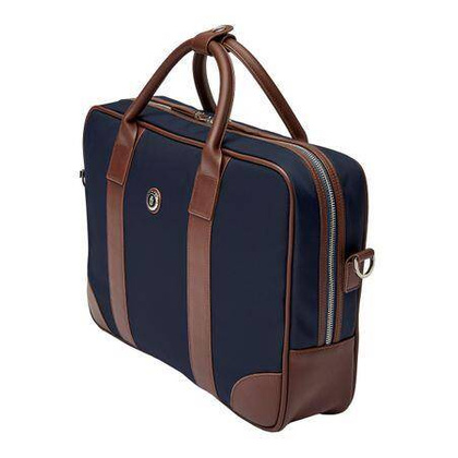 Teczka na dokumenty Button Navy & Brown