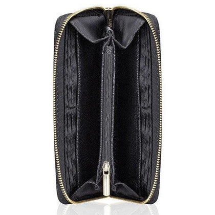 Portfel damski skórzany KEMER SOLIER P05 Czarny Wąż - min. zamówienie 20 / 50 / 100 szt.