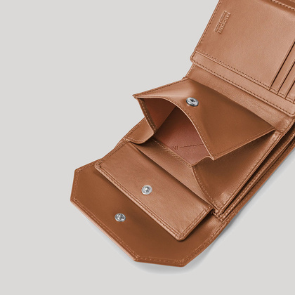 Portfel damski skórzany PUCCINI VULCANO VC90150 2B Brązowy