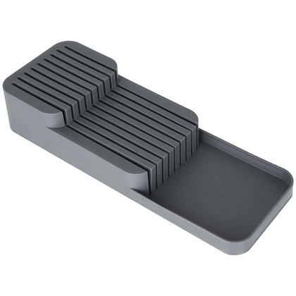 Organizer wkład do szuflady na noże kuchenne szary 39x14,5x7,5 cm