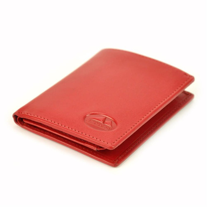 Etui na dokumenty skórzane EL FORREST 854 47 RFID Czerwone