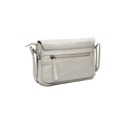 Torebka damska skórzana na ramię Jasno szara - min. zamówienie 20 / 50 / 100 szt.