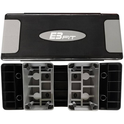 STEP DO AEROBICU 70X28CM Z 3 STOPNIOWA REGULACJA EB FIT