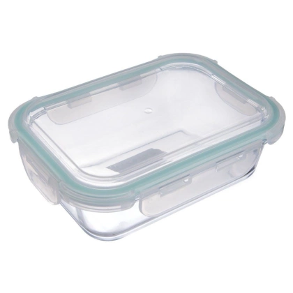 Pojemnik na żywność szklany hermetyczny 20x15 cm