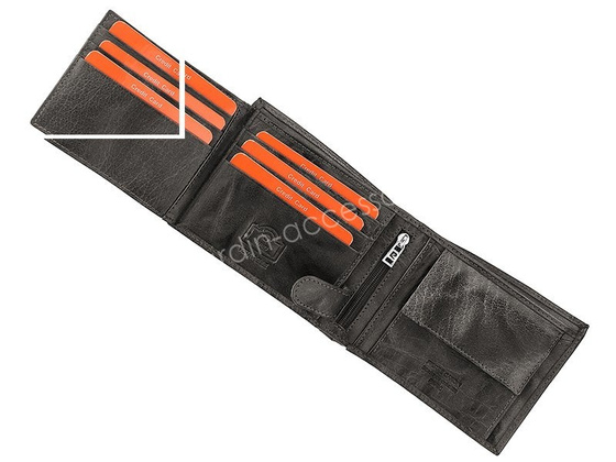 Portfel męski skórzany PIERRE CARDIN FOSSIL TILAK12 325 RFID Popiel