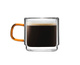Komplet 2 szklanek z podwójną ścianką do espresso Amber 80 ml 8579