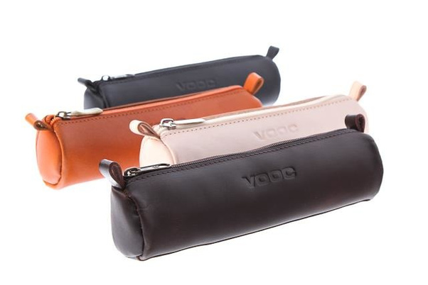 Piórnik na długopisy VOOC Vintage P9 brąz