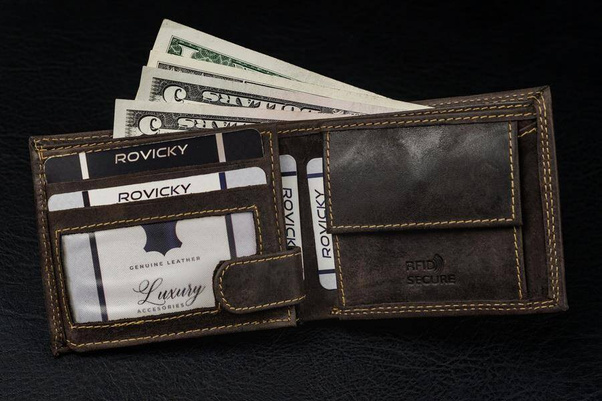 Skórzany portfel dla mężczyzny