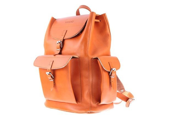 Ogromny plecak skórzany KEMER VOOC Vintage P40 koniak