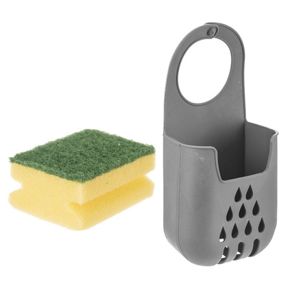 Uchwyt na gąbkę do naczyń szary