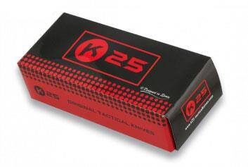 Nóż motylek K25 36214 Balisong Czarny