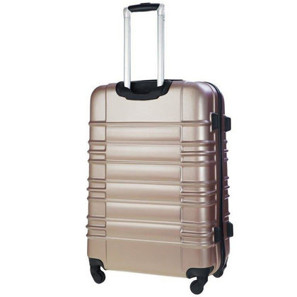 Duża walizka KEMER SOLIER 838 Złota - min. zamówienie 20 / 50 / 100 szt.