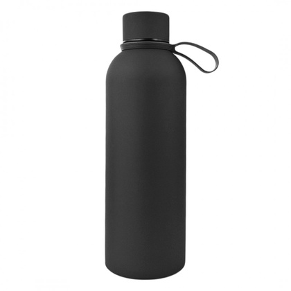 BUTELKA, BIDON TERMICZNY, TERMOS 500ML, STAL NIERDZEWNA, CZARNY BD46CZ