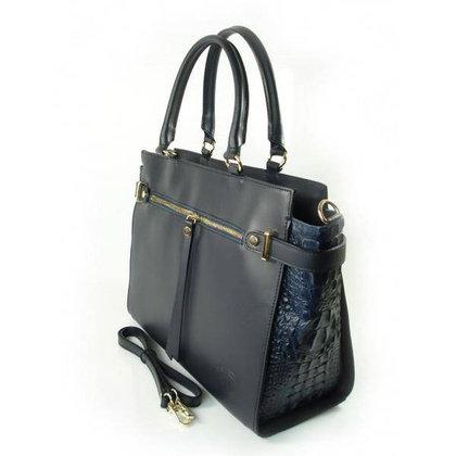 GRANAT DUŻA TOREBKA SKÓRZANA TECZKA A4 VERA PELLE VP655BS