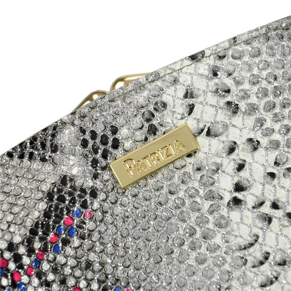 Portfel damski skórzany PELLUCCI SN-123 RFID Popiel / Pomarańczowy