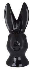 Głowa królika czarna duża