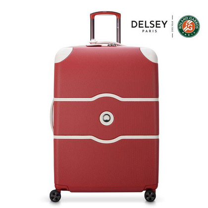 Delsey Chatelet Air 2.0 Duża twarda walizka na kółkach 76 cm Roland-Garros ceglasta