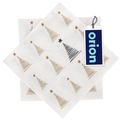 Serwetki papierowe 3-warstwowe świąteczne CHOINKA 33x33 cm 20 szt.