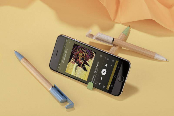 Długopis bambusowy FONIK Błękitny