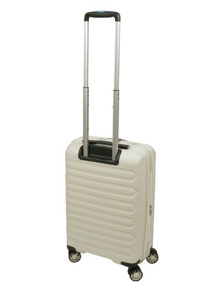 Walizka DIELLE 100 4k 55cm kabinowa biała PP z poszerzeniem