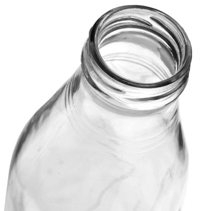 Butelka szklana na mleko do mleka lemoniady soku z zakrętką 1 l