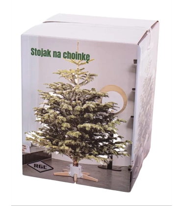 Stojak choinkowy metalowy+drewno model 7313