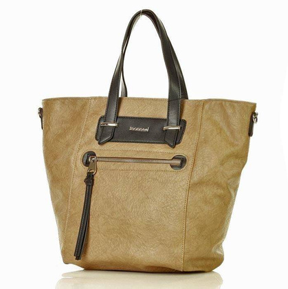 MONNARI Stylowa torebka miejska beżowy - min. zamówienie 20 / 50 / 100 szt.