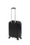 LYS Paris Tunis Mała twarda czarna walizka kabinowa na kółkach 55 cm