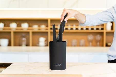 Stojak do noży Nero czarny 35466