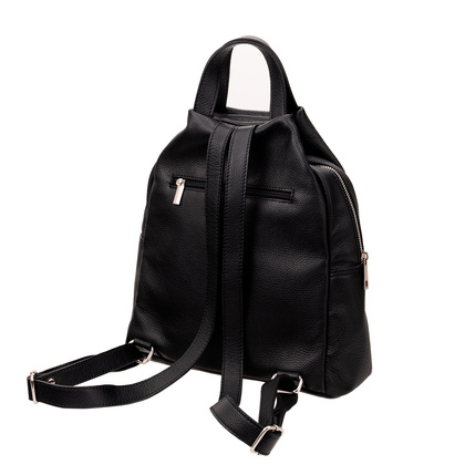 Damski plecak skórzany Canaletto z tłoczeniem plecionki – elegancja i funkcjonalność na co dzień P420s33t6