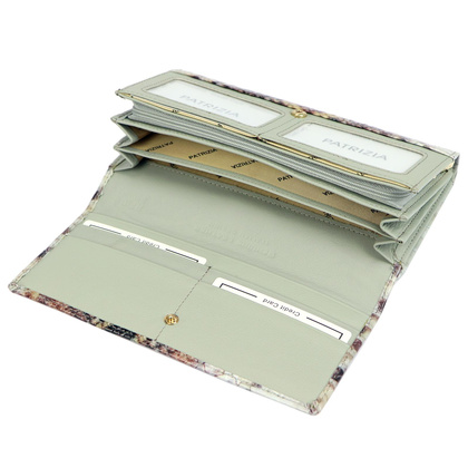 Portfel damski skórzany PELLUCCI VL-122 RFID niebieski