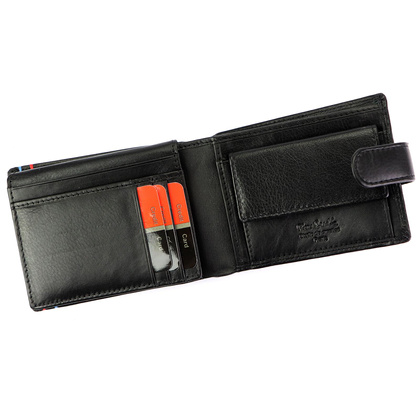 PORTFEL SKÓRZANY Pierre Cardin YS606 8806A czarny