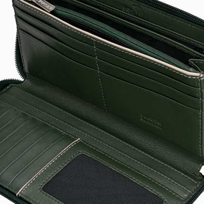 Portfel damski skórzany PUCCINI SORRENTO NA1500 1 Czarny