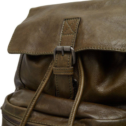 Plecak z miejscem na smartfon Zielony/ Brązowy - min. zamówienie 20 / 50 / 100 szt.