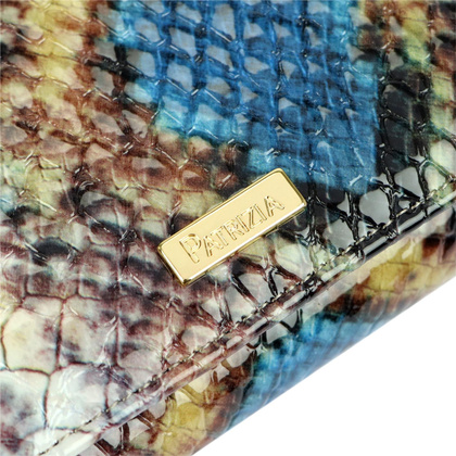 Portfel damski skórzany PELLUCCI VL-122 RFID niebieski