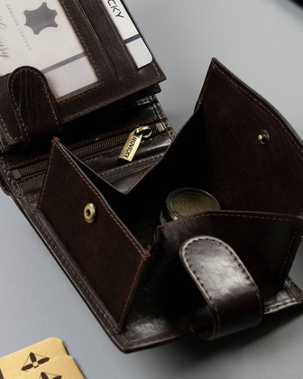 Elegancki portfel męski z membraną antyskimmingową