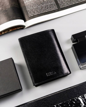 Duży portfel męski bez zapięcia