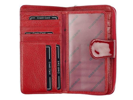 Portfel damski skórzany PELLUCCI PT-116 popiel