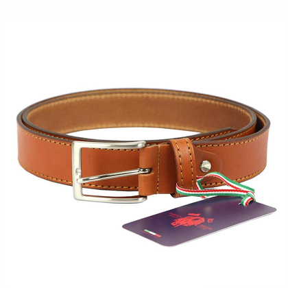 Pasek męski skórzany Harvey Miller 012/35 ciemny brąz