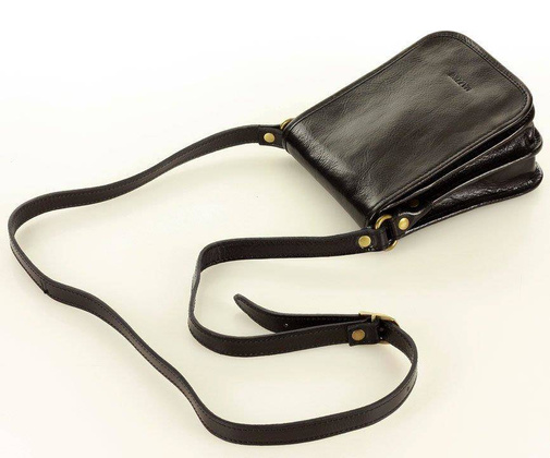 Marco Mazzini Torebka raportówka listonoszka skórzana messenger classic bag czarna - min. zamówienie 20 / 50 / 100 szt.