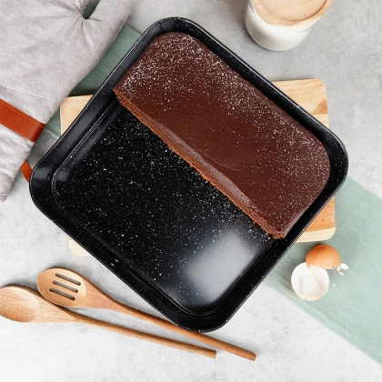 Forma do pieczenia rozpinana granitowa 28x28x6,8 cm