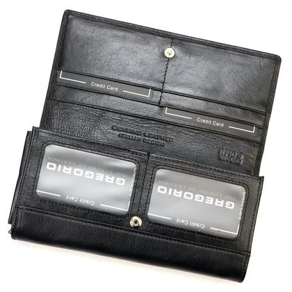 Portfel damski skórzany PELLUCCI IT-122 czerwony